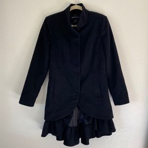 Moda International wool blend dress coat